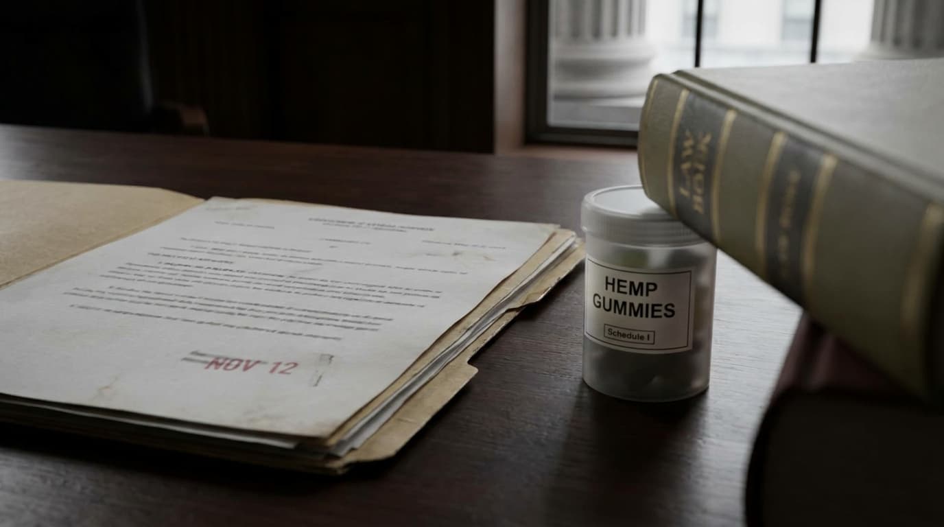 The Hemp Gummy in Your Cabinet Becomes a Schedule I Drug on November 12: The Federal Ban That Recriminalizes Most of the Market